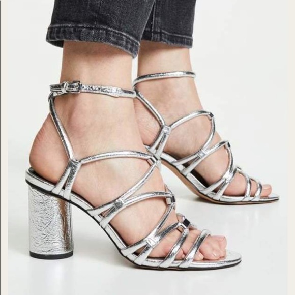 REBECCA MINKOFF
Apolline Metallic Strappy Sandals - Picture 5 of 15